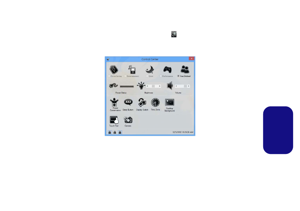 Control center (centro de control), Es pa ñol | chiliGREEN W550SU2 User Manual | Page 79 / 114