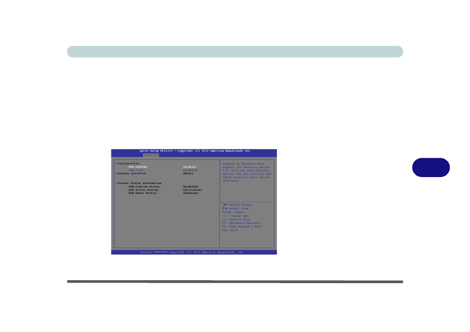 Enabling & activating tpm | chiliGREEN W550SU2 User Manual | Page 165 / 256