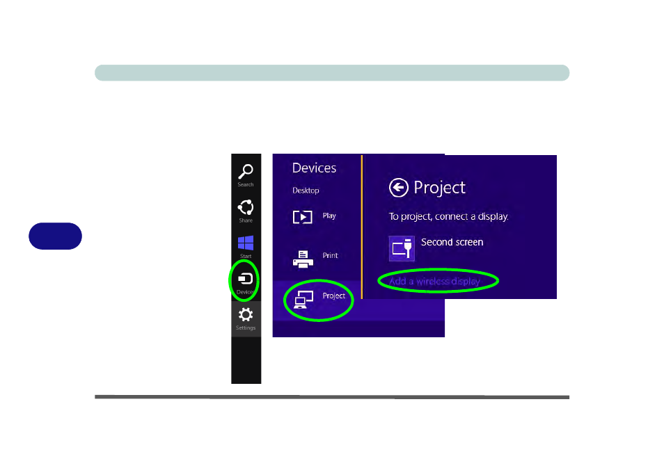Wireless display configuration | chiliGREEN W550SU2 User Manual | Page 200 / 256