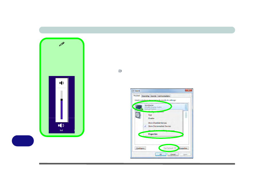 Hdmi audio configuration | chiliGREEN W550SU2 User Manual | Page 250 / 256