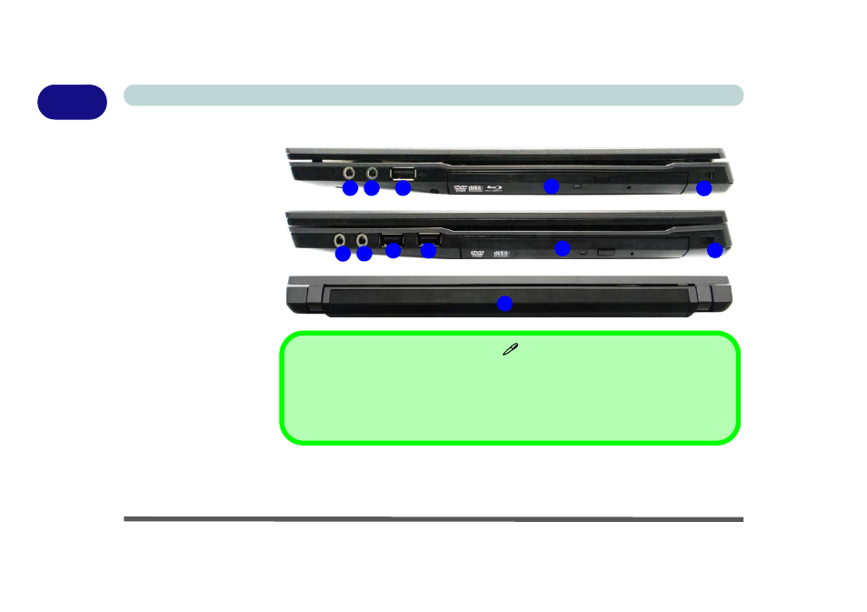System map: right & rear views, Model a model b | chiliGREEN W550SU2 User Manual | Page 46 / 256