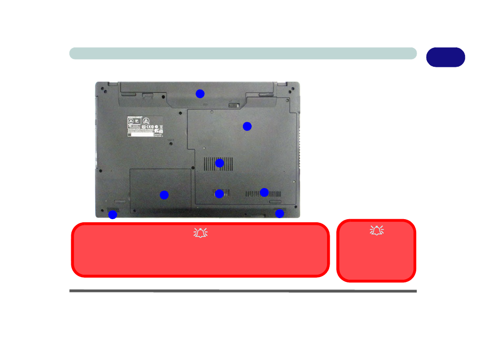 System map: bottom view - model b | chiliGREEN W550SU2 User Manual | Page 49 / 256