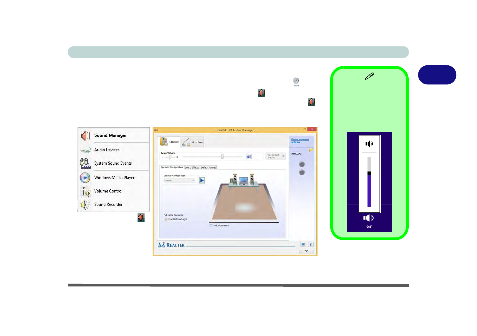 Audio features | chiliGREEN W550SU2 User Manual | Page 79 / 256