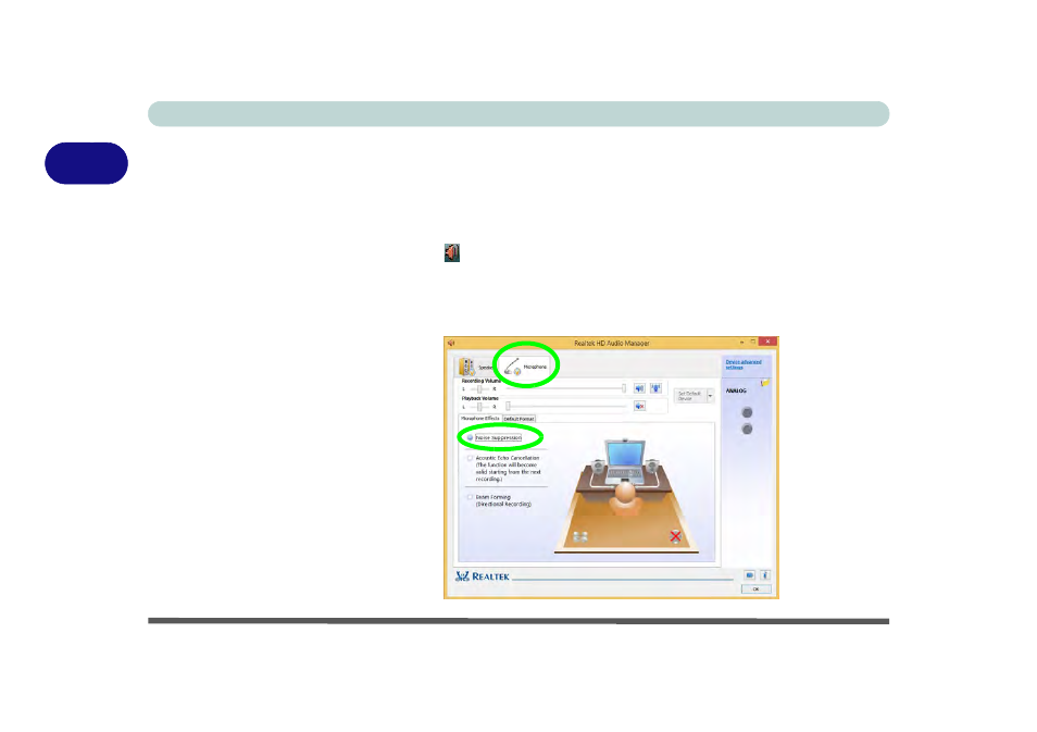 Setup for audio recording | chiliGREEN W550SU2 User Manual | Page 80 / 256