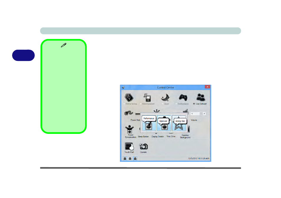 Power conservation modes, 3power conservation modes | chiliGREEN W550SU2 User Manual | Page 92 / 256
