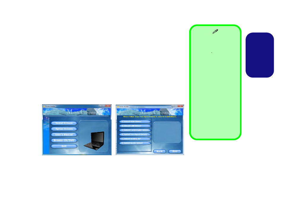 Driver installation, Manual driver installation, Engl ish | chiliGREEN W25BBZ W7 User Manual | Page 20 / 103
