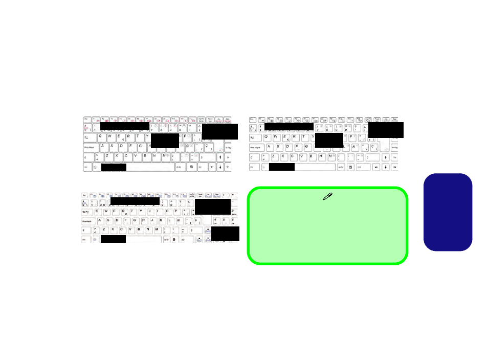 Teclado, Es pa ñol | chiliGREEN W25BBZ W7 User Manual | Page 72 / 103
