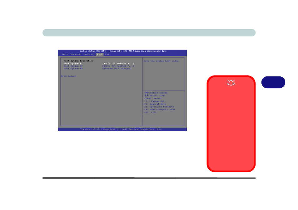 Boot menu, Boot menu -15, Boot | Enabling | chiliGREEN W25BBZ W7 User Manual | Page 117 / 312