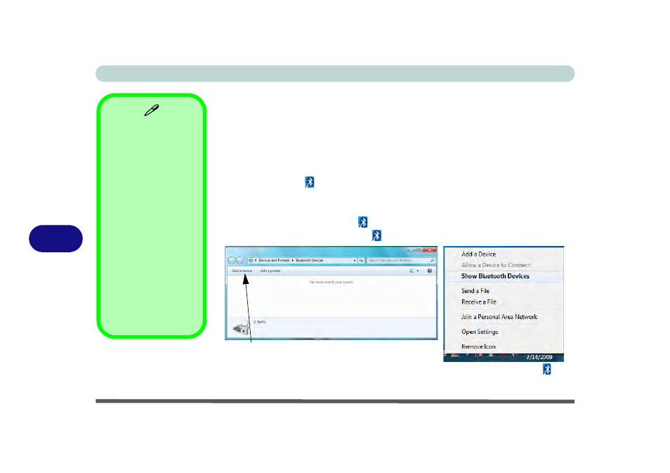 Standard bluetooth configuration in windows 7, Standard bluetooth configuration in windows 7 -20 | chiliGREEN W25BBZ W7 User Manual | Page 156 / 312