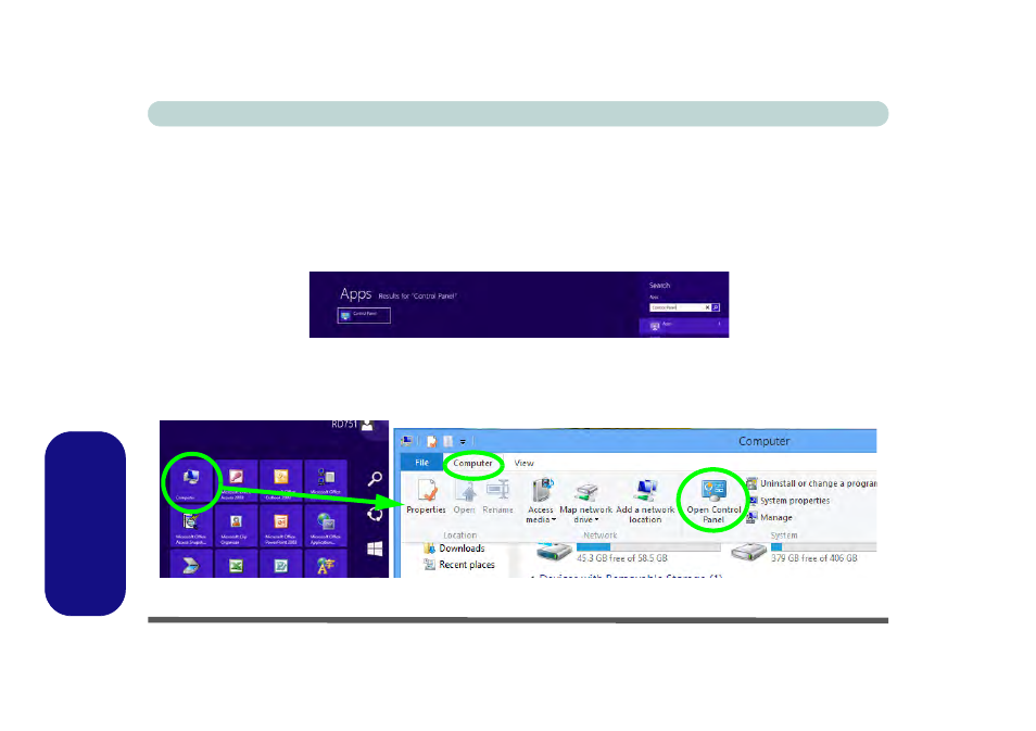 Windows 8 control panel | chiliGREEN W25BBZ W7 User Manual | Page 274 / 312