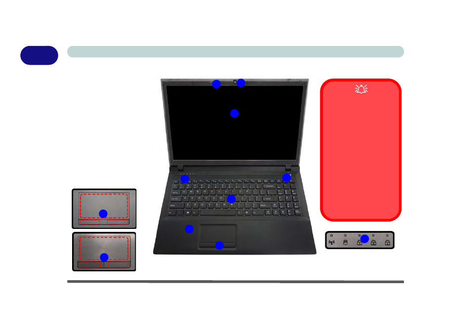 System map: lcd panel open - model b | chiliGREEN W25BBZ W7 User Manual | Page 40 / 312