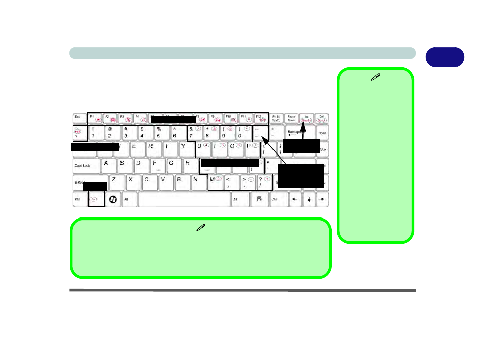 Keyboard - model a designs i & ii | chiliGREEN W25BBZ W7 User Manual | Page 45 / 312