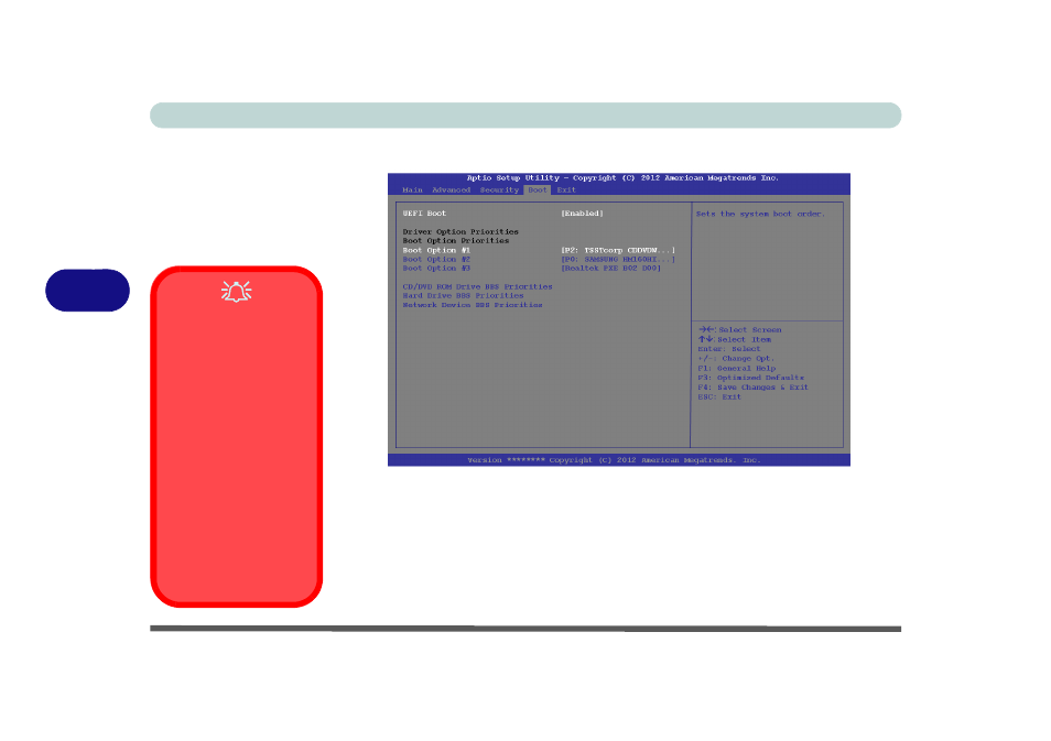 Boot menu, Boot menu -14 | chiliGREEN W251CZQ User Manual | Page 110 / 260