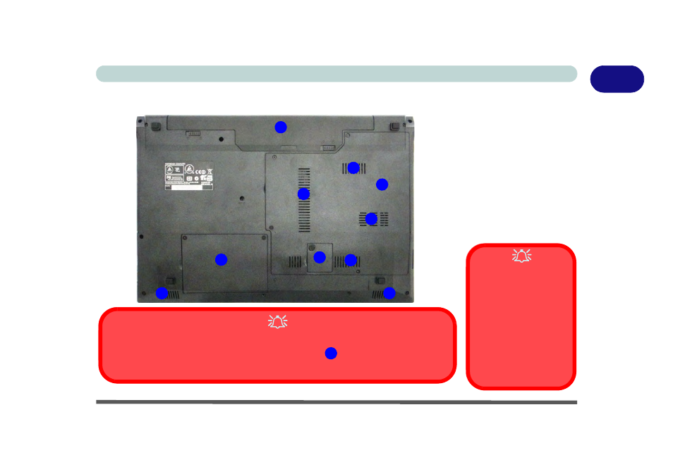 System map: bottom view - model b, System map: bottom view - model b -21 | chiliGREEN W251CZQ User Manual | Page 51 / 260