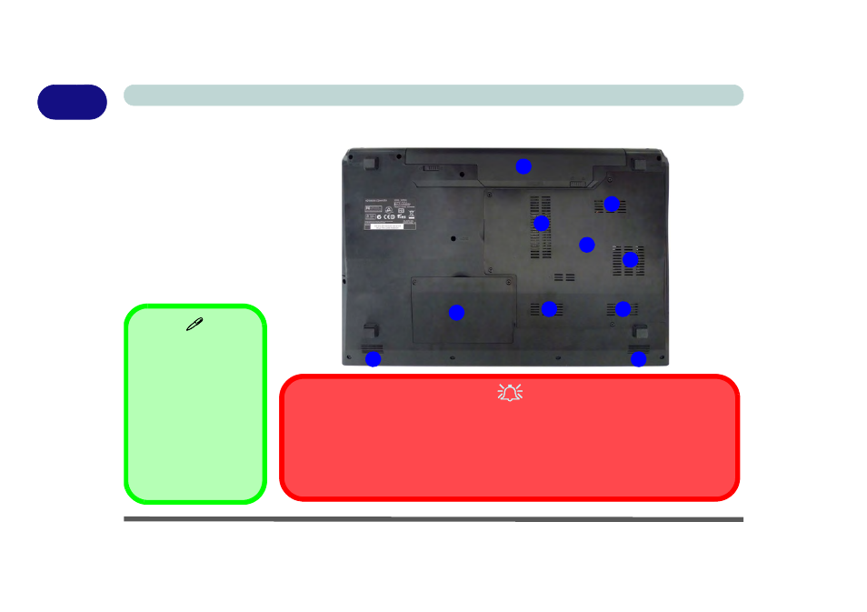 System map: bottom view - model c, System map: bottom view - model c -22 | chiliGREEN W251CZQ User Manual | Page 52 / 260