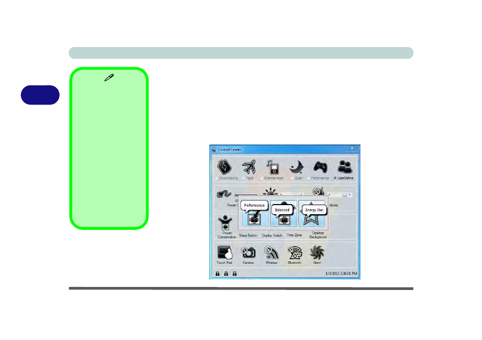 Power conservation modes, Power conservation modes -10, 3power conservation modes | chiliGREEN W251CZQ User Manual | Page 80 / 260