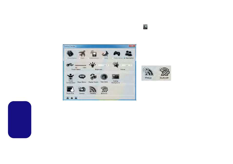 Control center (centro di controllo), Italiano | chiliGREEN W251CZQ User Manual | Page 101 / 113