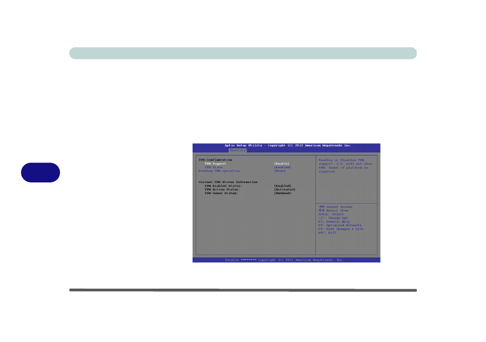 Enabling & activating tpm, Enabling & activating tpm -64 | chiliGREEN W251BZQ User Manual | Page 194 / 256