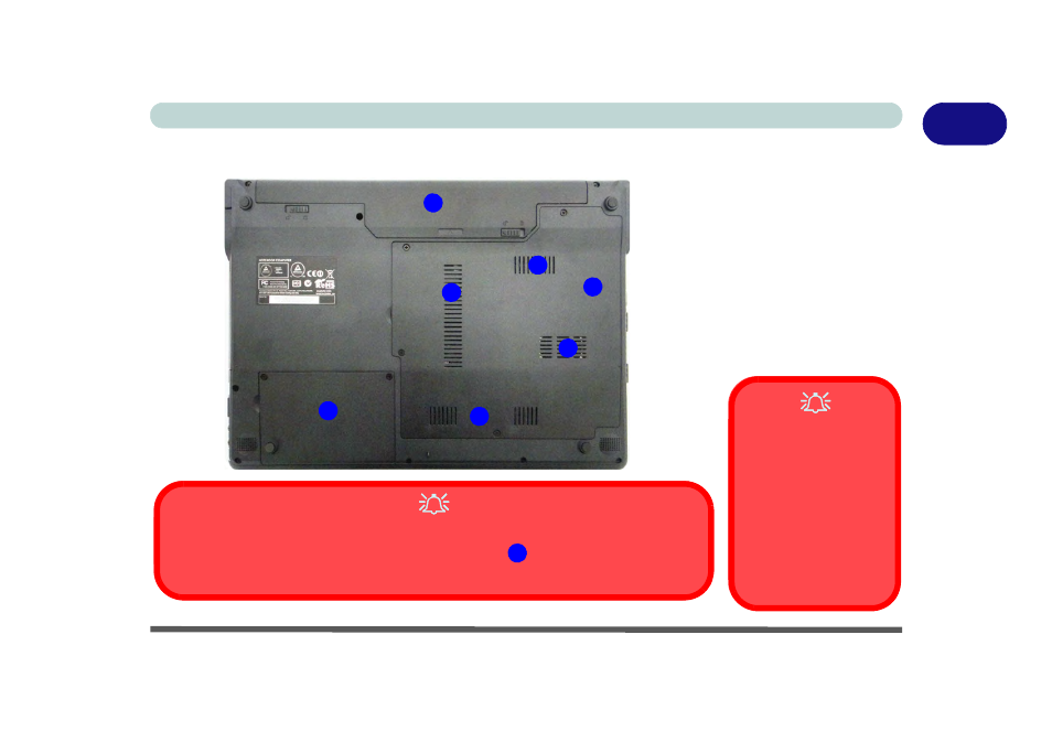 System map: bottom view - model a, System map: bottom view - model a -23 | chiliGREEN W251BZQ User Manual | Page 51 / 256