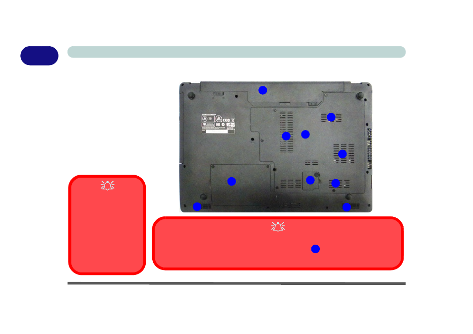 System map: bottom view - model b, System map: bottom view - model b -24 | chiliGREEN W251BZQ User Manual | Page 52 / 256
