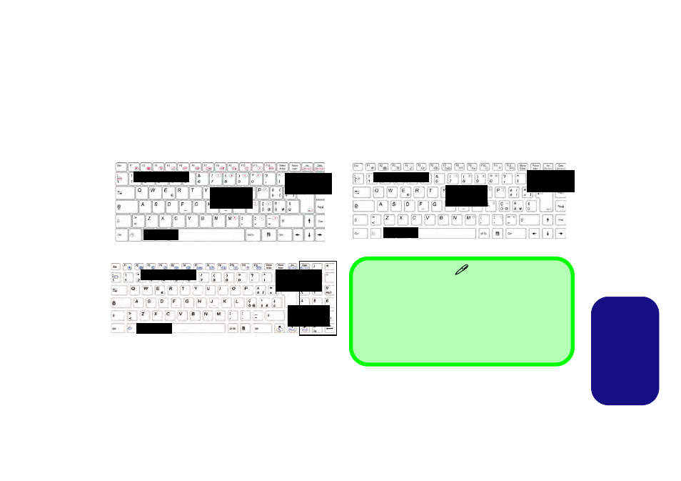 Tastiera, Italiano | chiliGREEN W251BZQ User Manual | Page 101 / 114