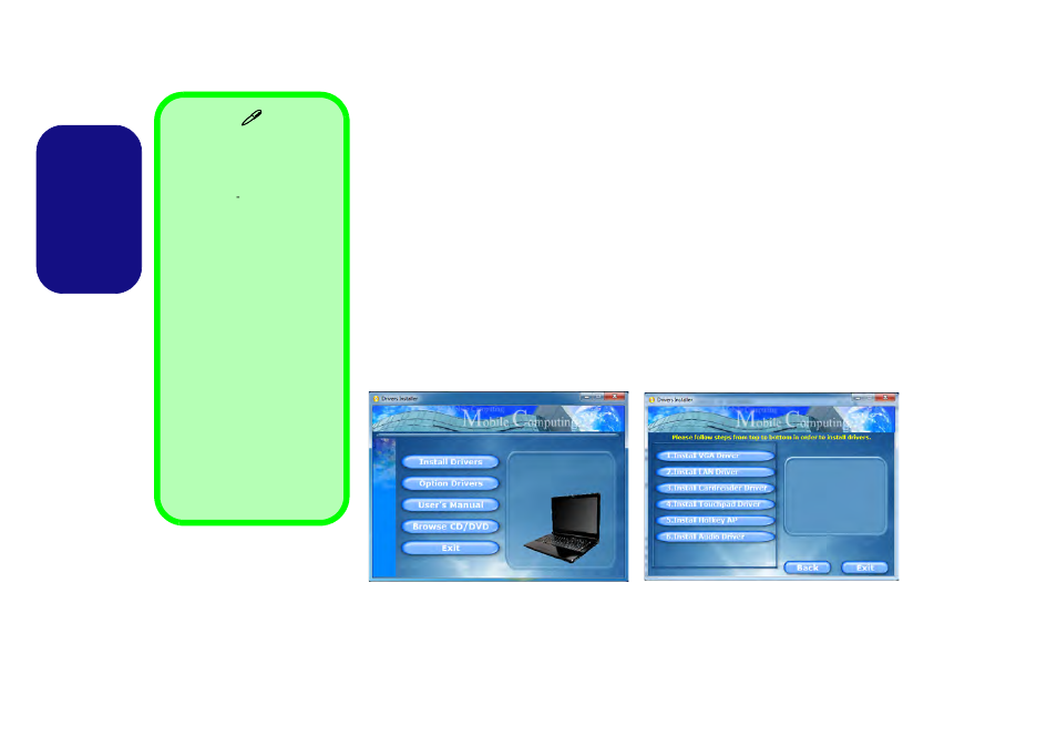 Driver installation, Manual driver installation, English | chiliGREEN W251BZQ User Manual | Page 22 / 114