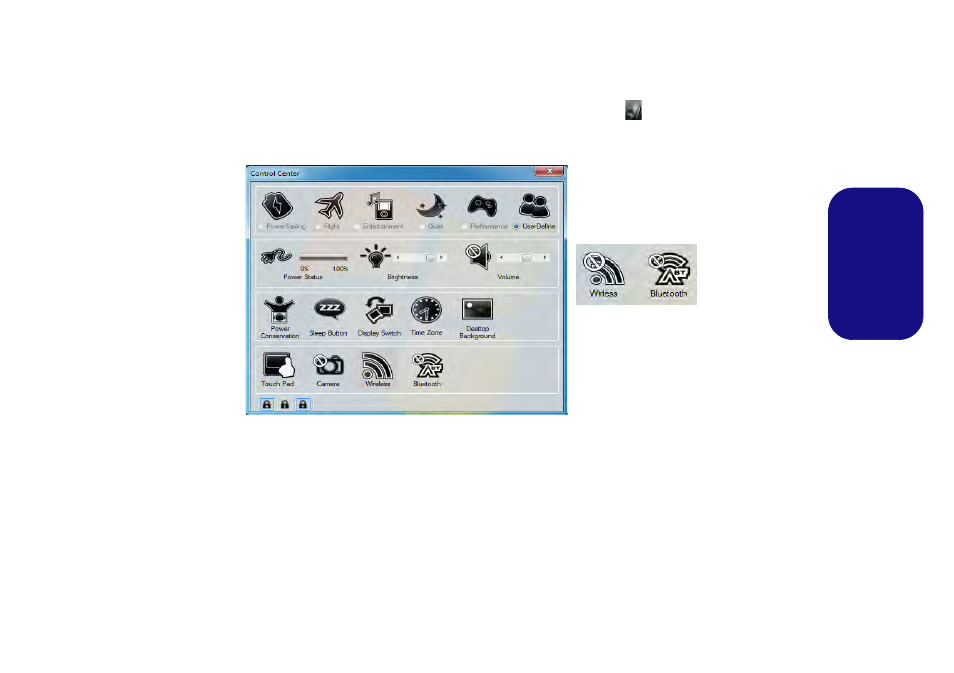 Control center (steuerzentrum), Deutsch | chiliGREEN W251BZQ User Manual | Page 37 / 114
