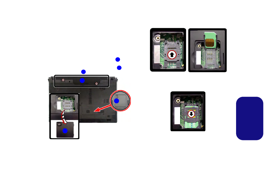 Módulo 3g, Insertar la tarjeta usim, Es pa ñol | chiliGREEN W251BZQ User Manual | Page 87 / 114
