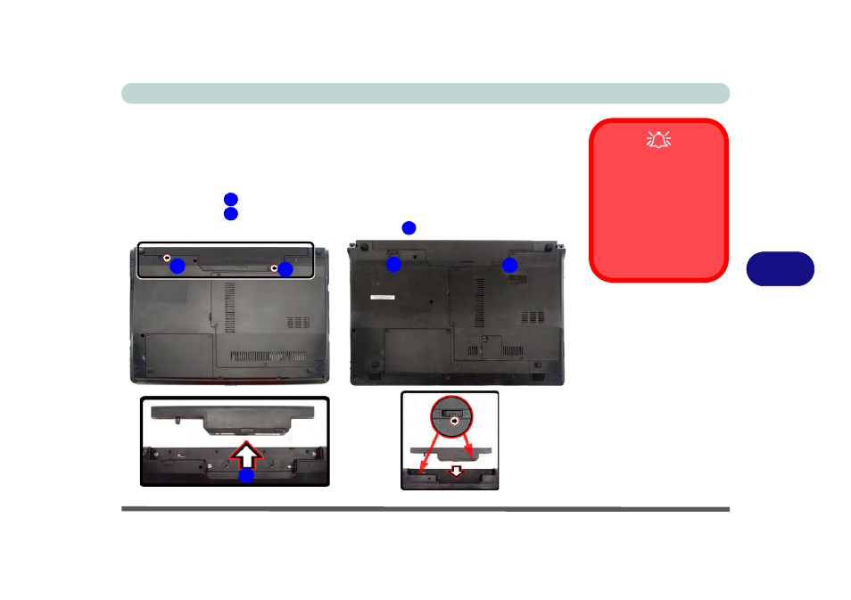 Removing the battery, Removing the battery -3 | chiliGREEN W251BUQ User Manual | Page 105 / 236