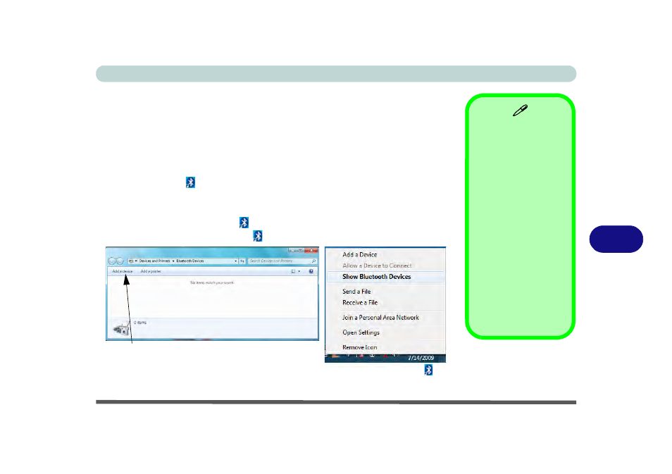 Standard bluetooth configuration in windows 7, Standard bluetooth configuration in windows 7 -25 | chiliGREEN W251BUQ User Manual | Page 141 / 236
