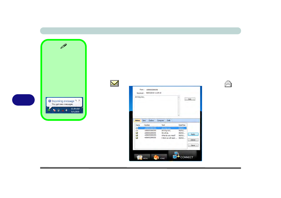 Text messaging service (sms), Text messaging service (sms) -42 | chiliGREEN W251BUQ User Manual | Page 158 / 236