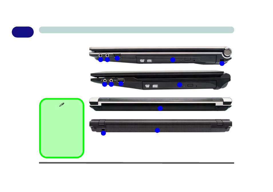 System map: right & rear views, System map: right & rear views -16 | chiliGREEN W251BUQ User Manual | Page 40 / 236