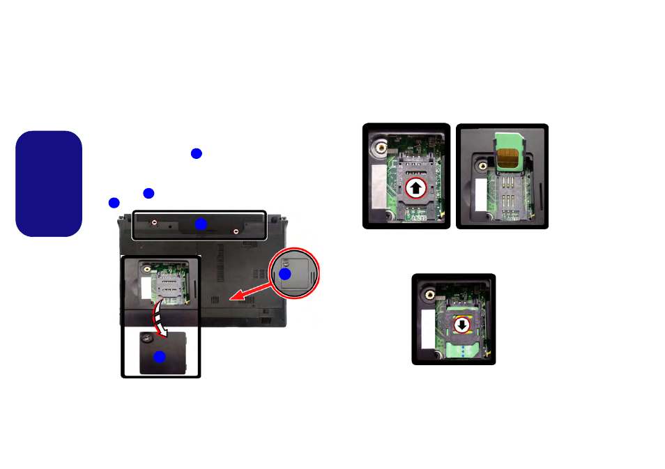 75g/hspa-modul, Einsetzen der usim-karte, Deutsch | chiliGREEN W251BUQ User Manual | Page 31 / 83