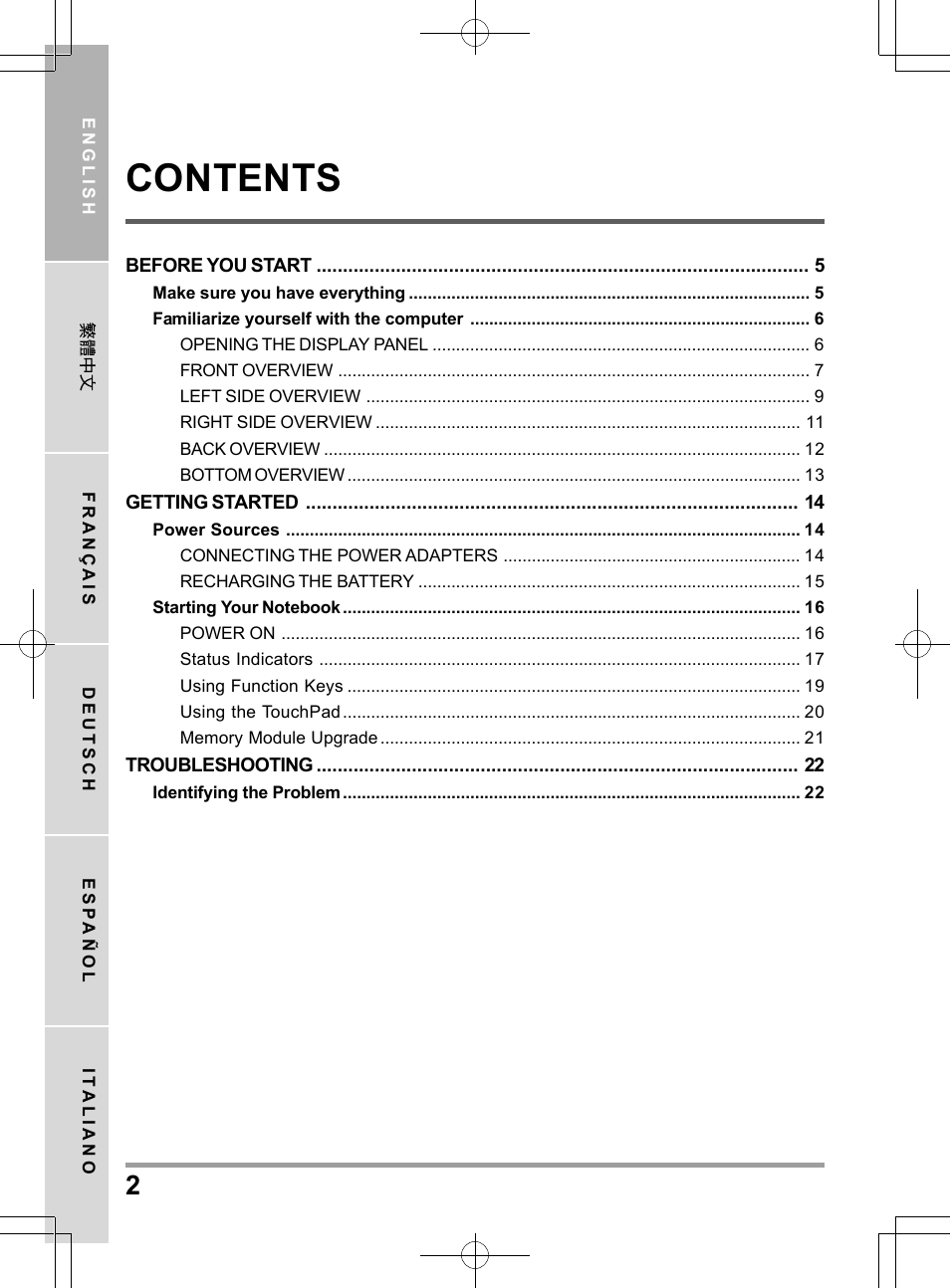 chiliGREEN TWJ User Manual | Page 2 / 216
