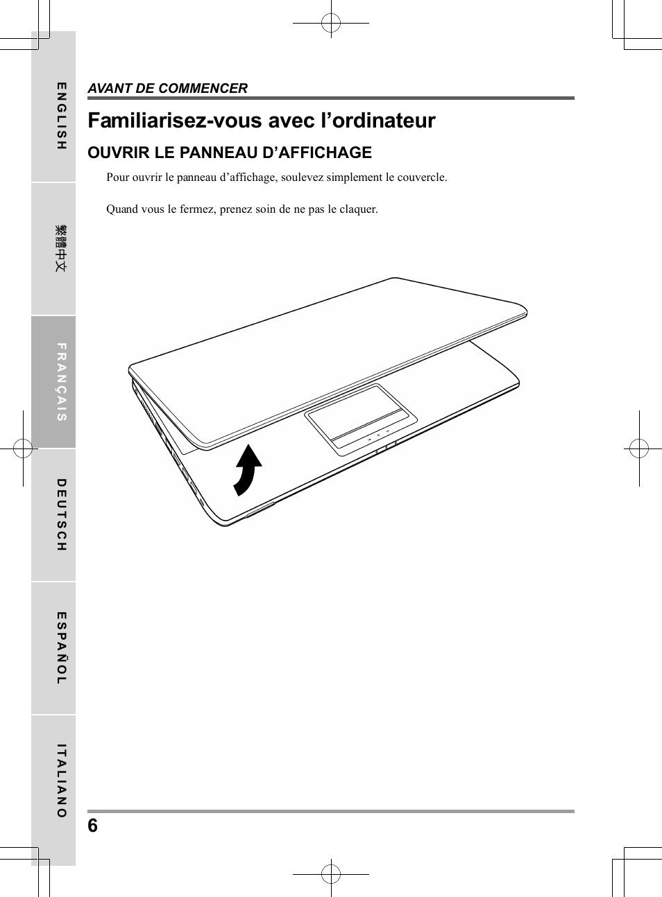 Familiarisez-vous avec l’ordinateur | chiliGREEN TWC User Manual | Page 54 / 216