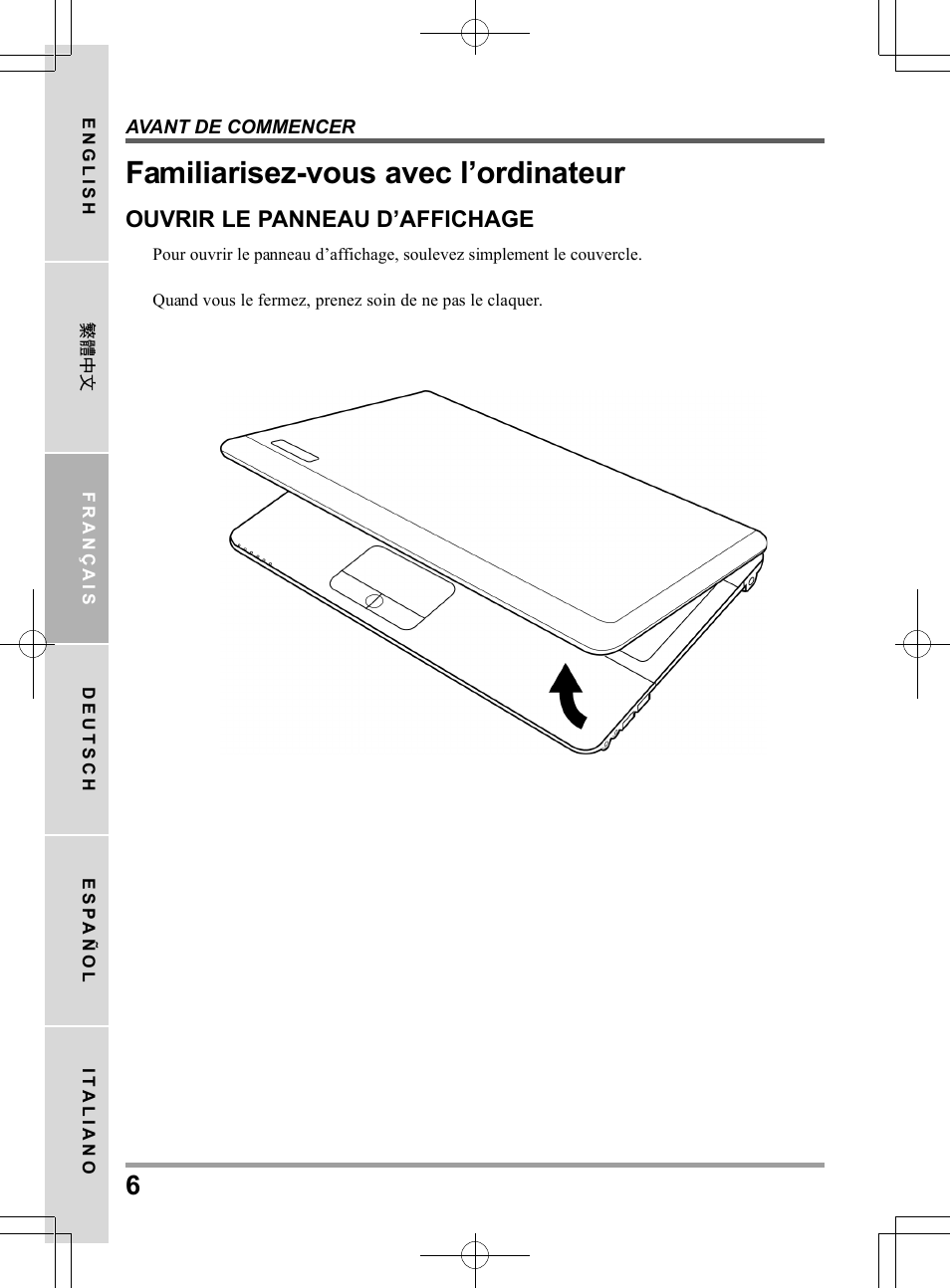 Familiarisez-vous avec l’ordinateur | chiliGREEN TW9 User Manual | Page 50 / 198