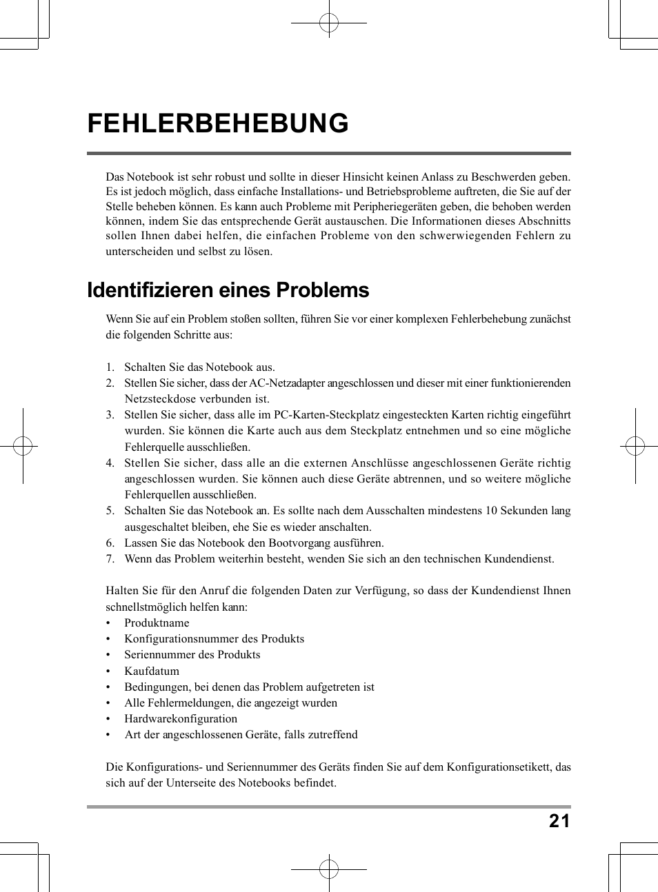 Fehlerbehebung, Identifizieren eines problems | chiliGREEN TW9 User Manual | Page 87 / 198