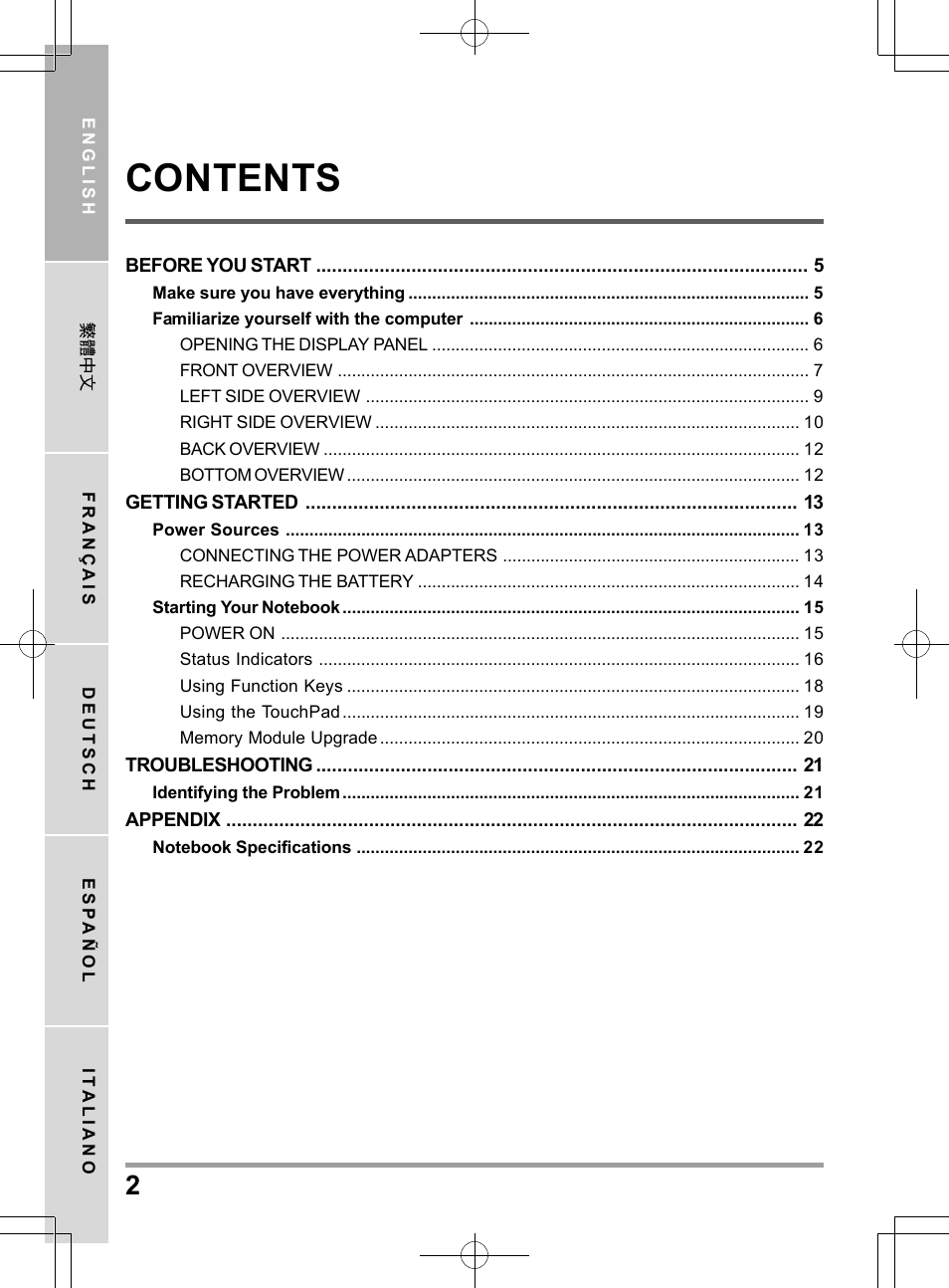 chiliGREEN TW8 User Manual | Page 2 / 216