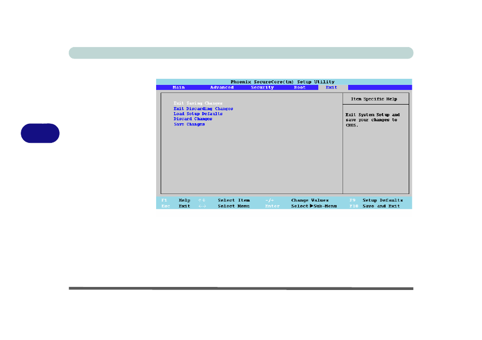Exit menu, Exit menu -20 | chiliGREEN T5111 User Manual | Page 106 / 202