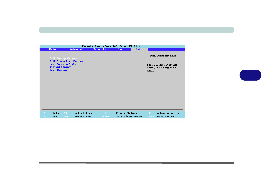 Exit menu, Exit menu -21 | chiliGREEN T5110 User Manual | Page 107 / 204