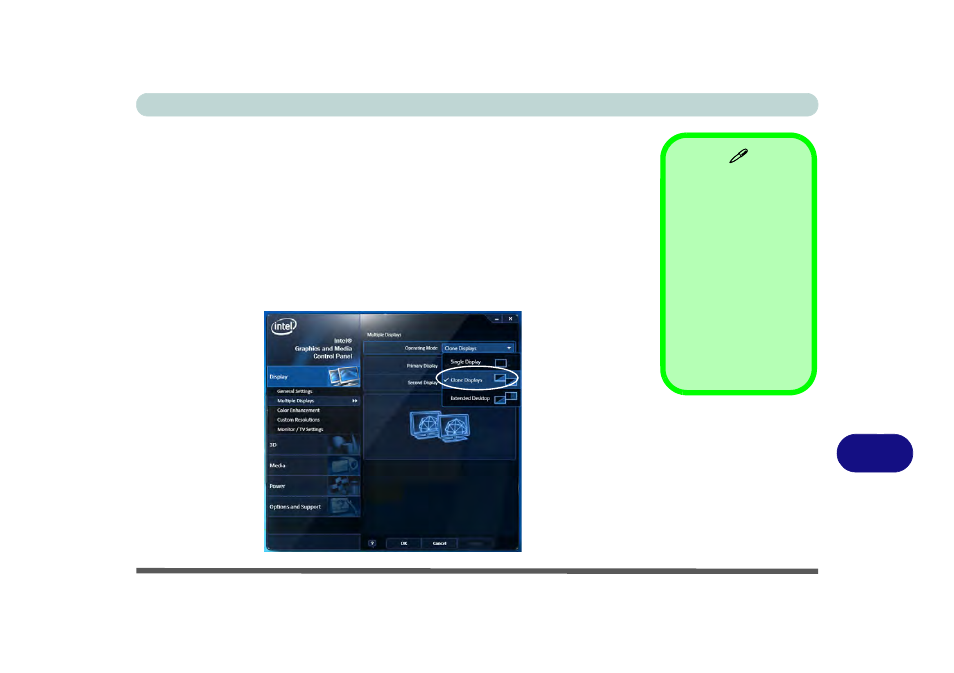 Attaching other displays, To clone displays | chiliGREEN T5110 User Manual | Page 193 / 204