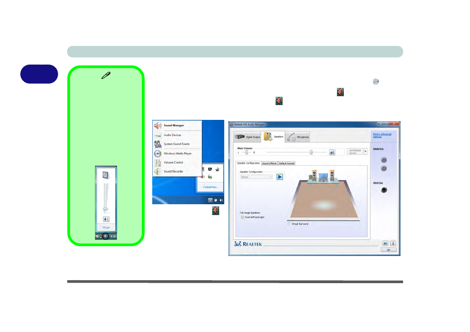 Audio features, Audio features -12 | chiliGREEN T5110 User Manual | Page 54 / 204