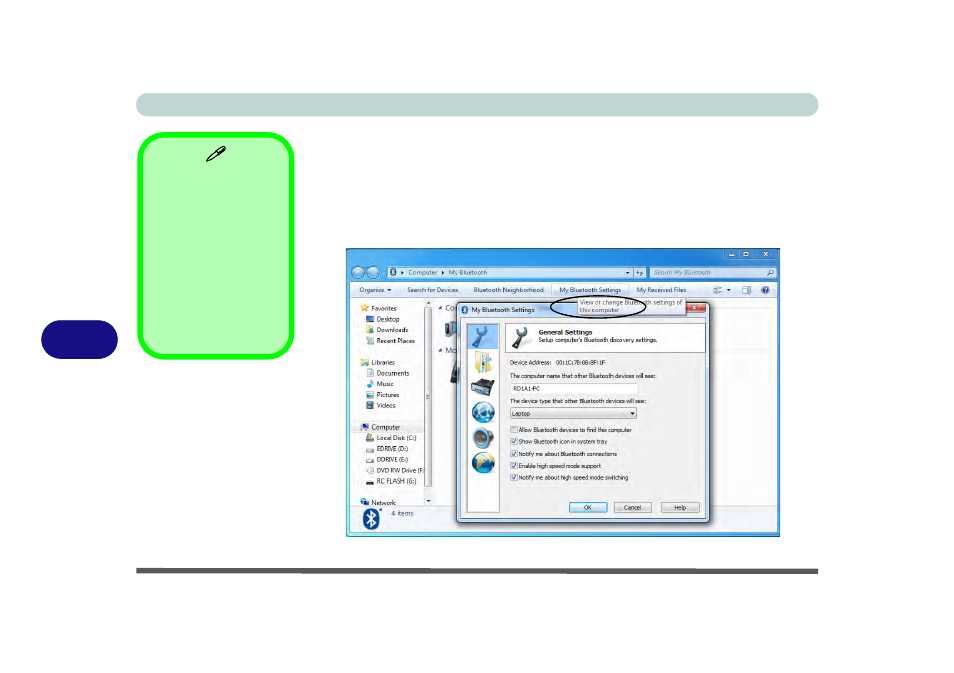 3rd party bluetooth & wlan combo settings, 3rd party bluetooth & wlan combo settings -50, 3rd party blue | 73rd party bluetooth & wlan combo settings | chiliGREEN P150HM User Manual | Page 176 / 268