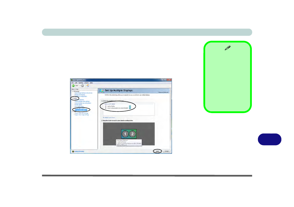 Configuring an external | chiliGREEN P150HM User Manual | Page 251 / 268