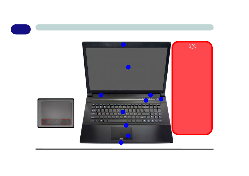 System map: lcd panel open - model c, System map: lcd panel open - model c -8 | chiliGREEN P150HM User Manual | Page 32 / 268