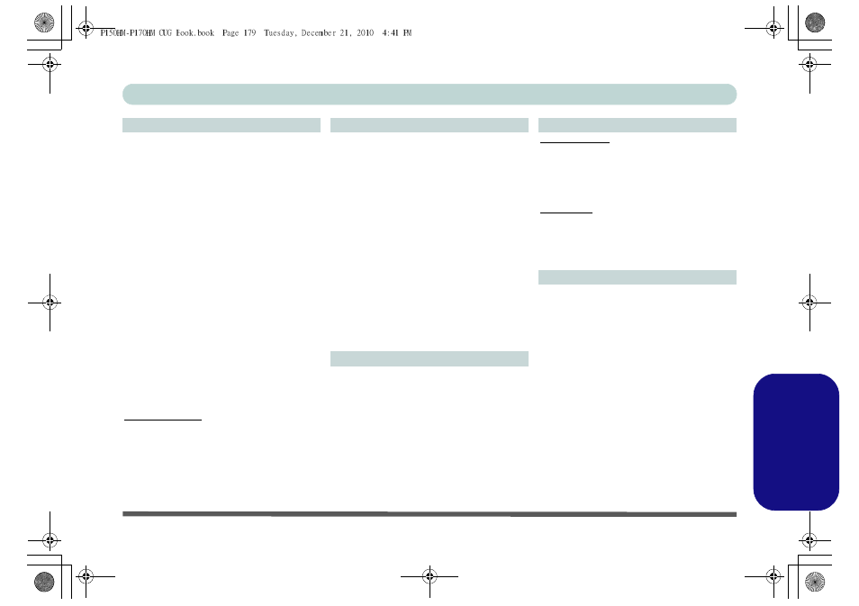 Italiano | Eurocom Clevo P150HM User Manual | Page 184 / 185