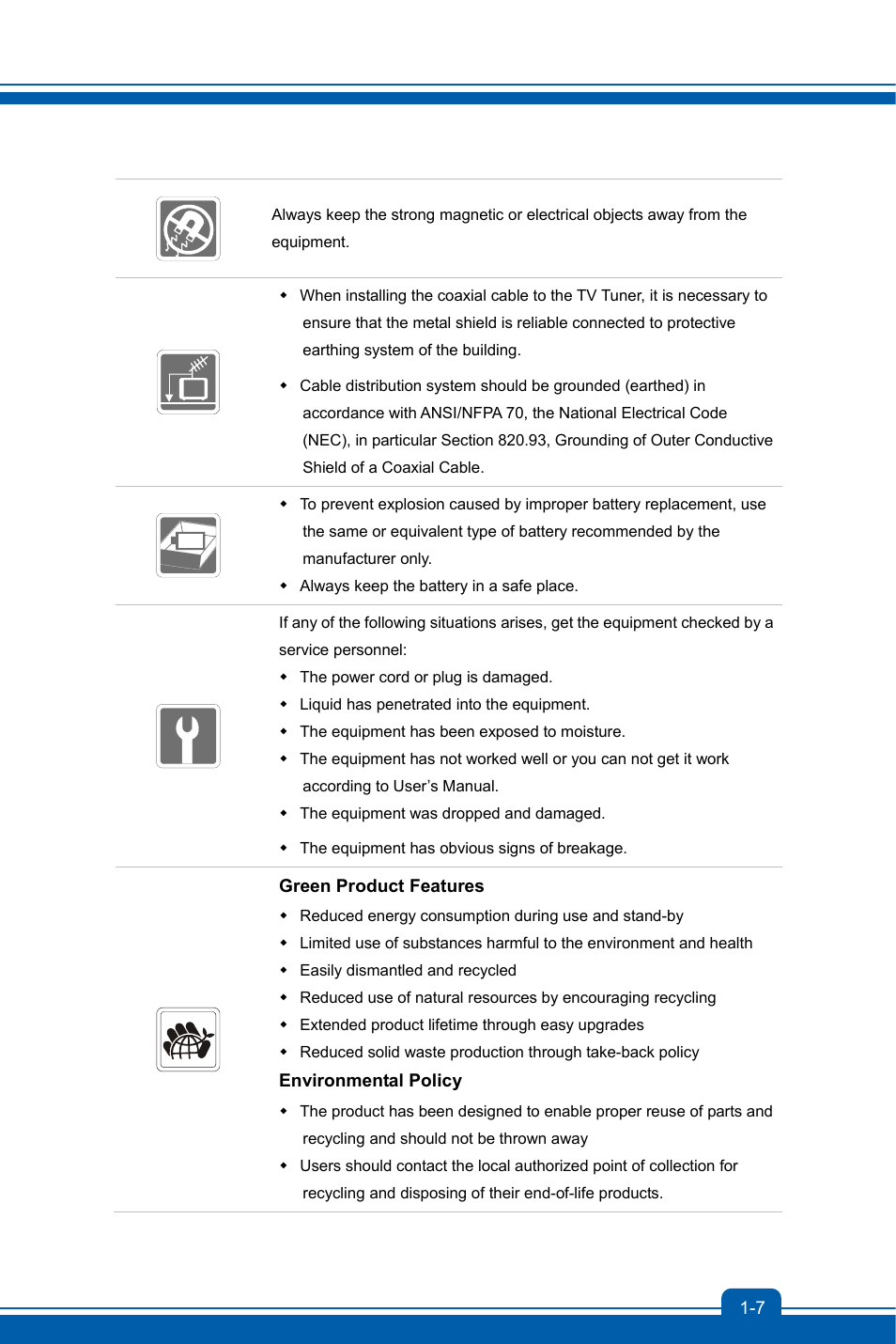 chiliGREEN MS-16GA User Manual | Page 7 / 48