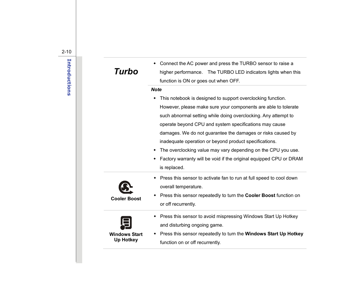 Turbo | chiliGREEN MS-16F2 User Manual | Page 32 / 108