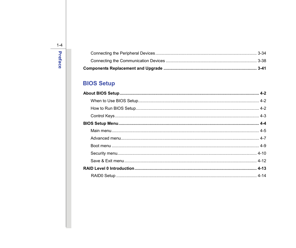 Bios setup | chiliGREEN MS-16F2 User Manual | Page 4 / 108