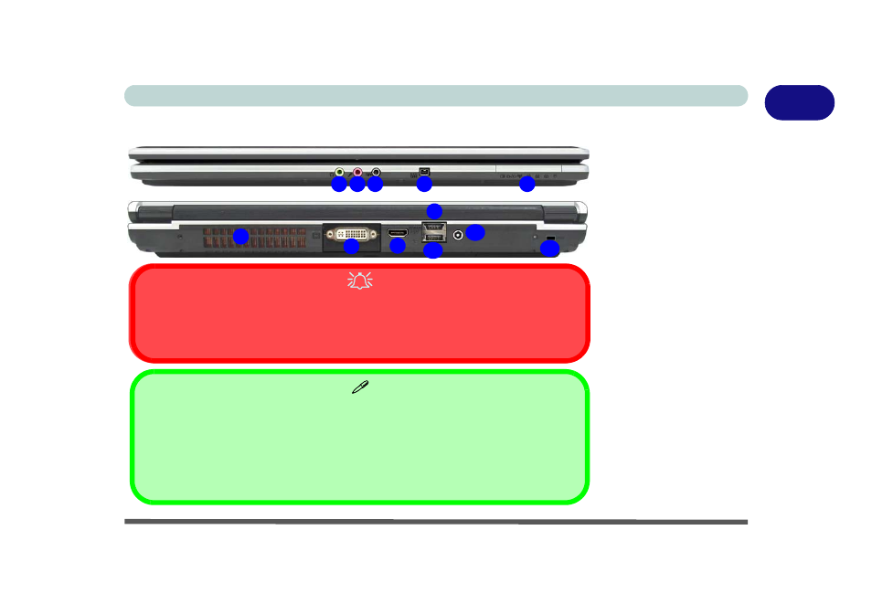 System map: front & rear views, System map: front & rear views -11 | chiliGREEN M860TU User Manual | Page 33 / 232